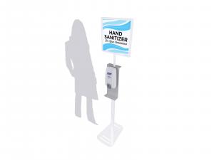 RESE-907 Hand Sanitizer Stand w/ Graphic
